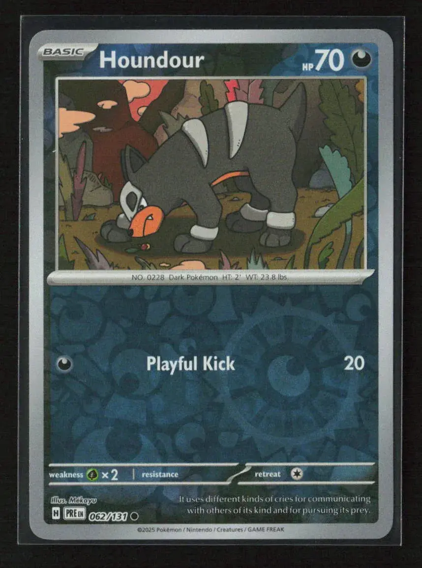 Houndour Common Sv: Prismatic Evolutions 062/131 Nm 1