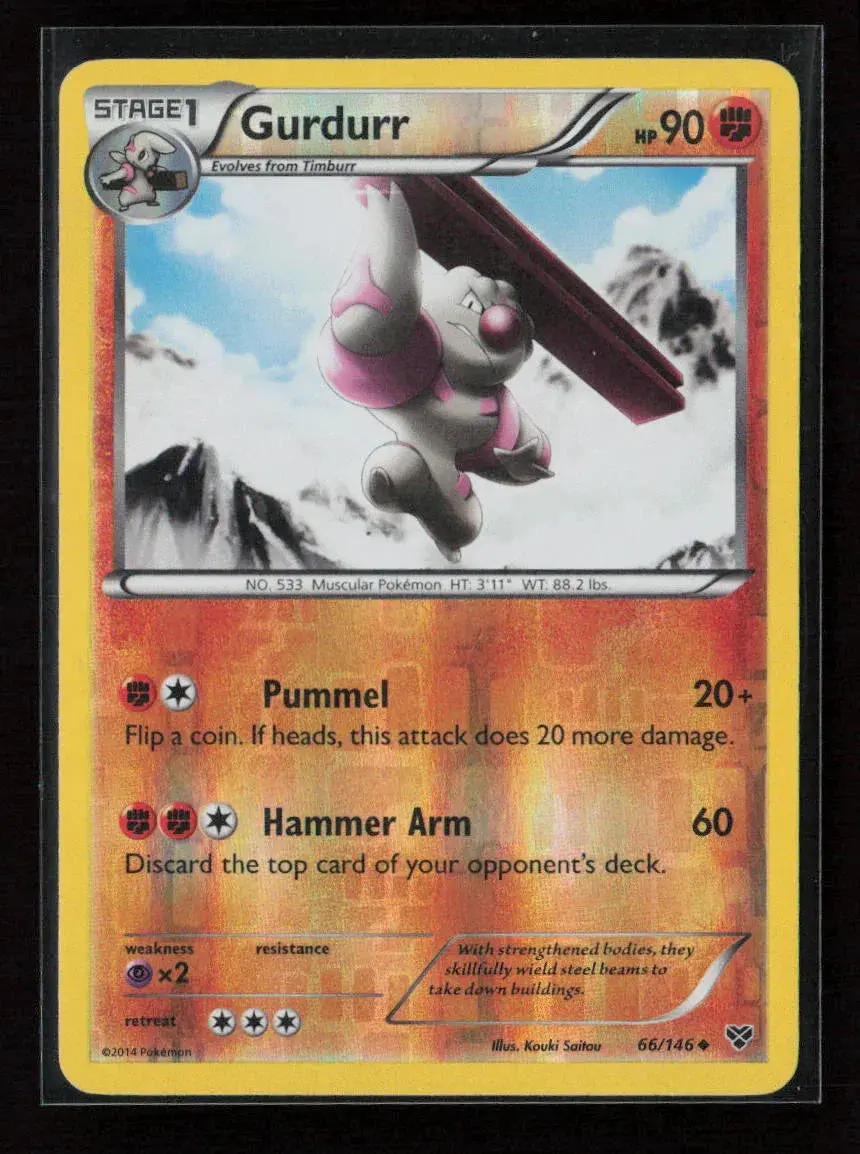 Gurdurr Uncommon Xy Base Set 66/146 Lp 1