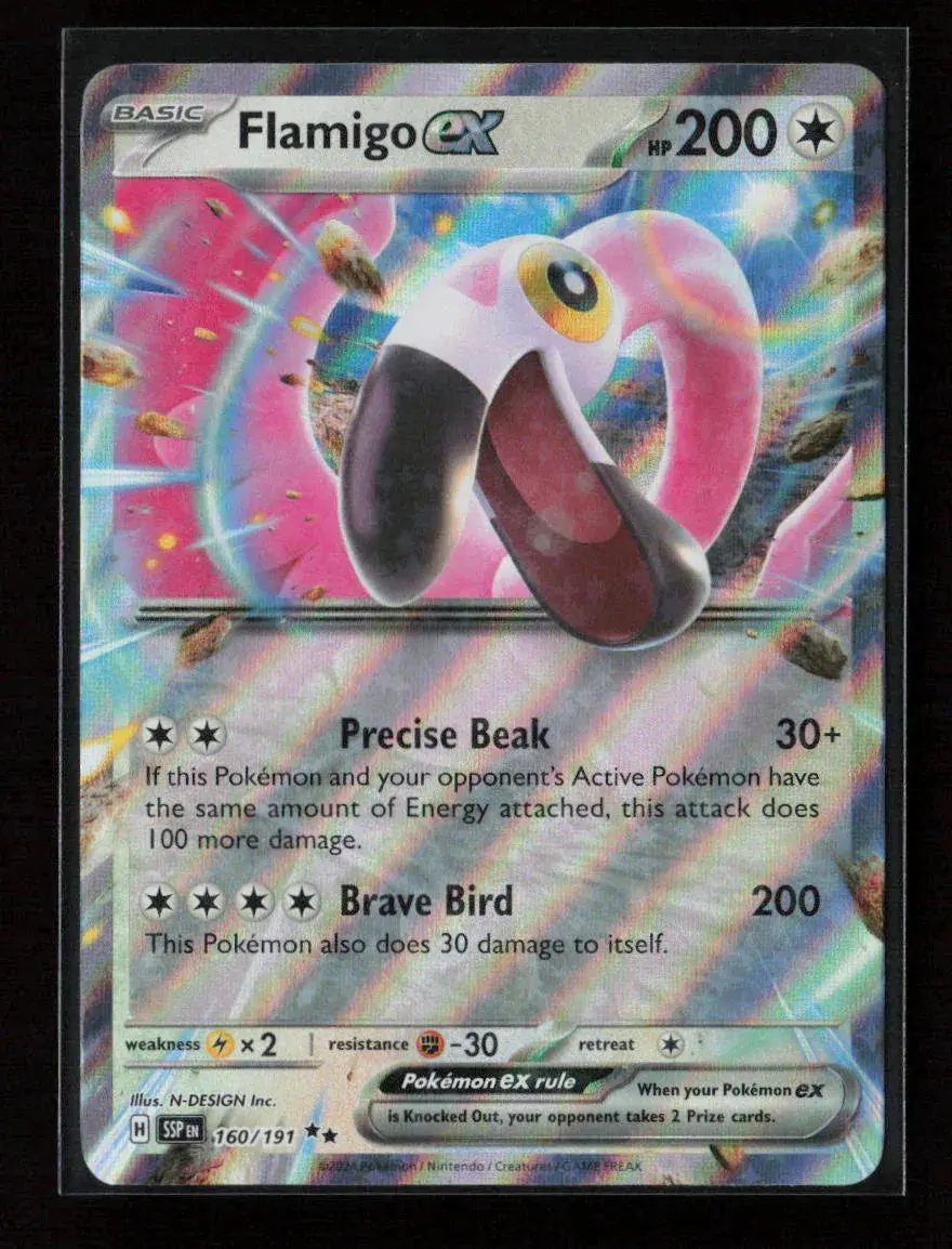 Flamigo Ex Double Rare Sv08: Surging Sparks 160/191 Nm 1