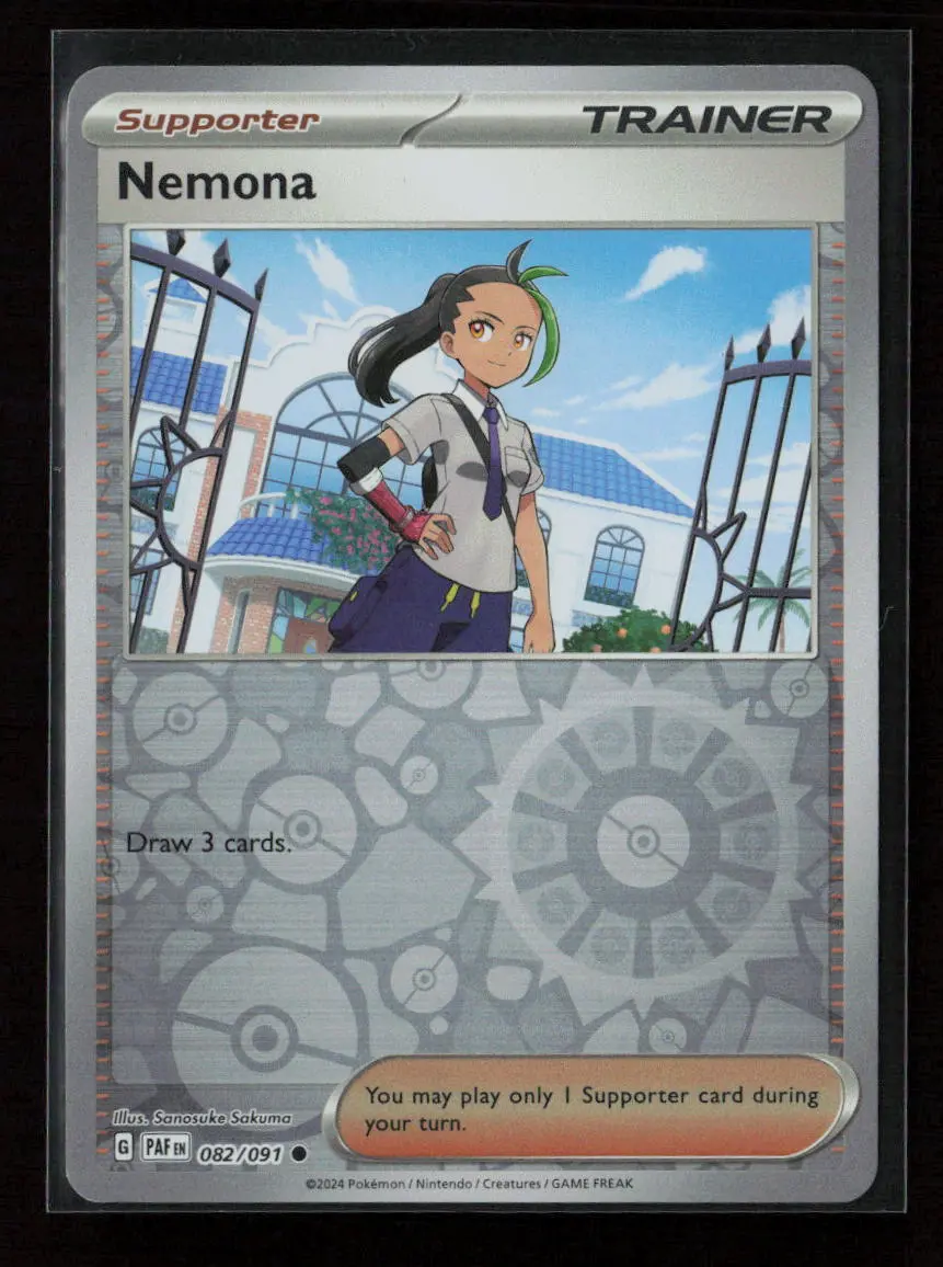 Nemona - Common Sv: Paldean Fates 082/091 Nm 1
