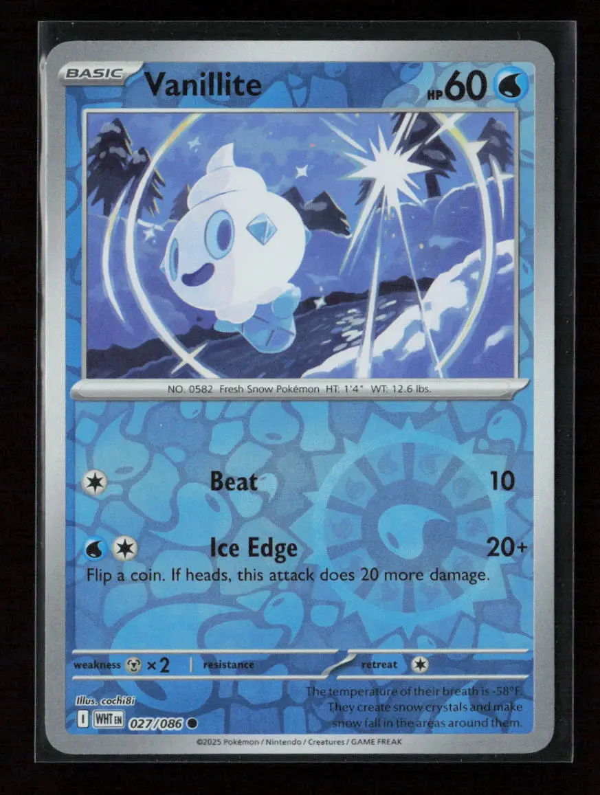 Vanillite Common Sv: White Flare 027/086 Nm 1