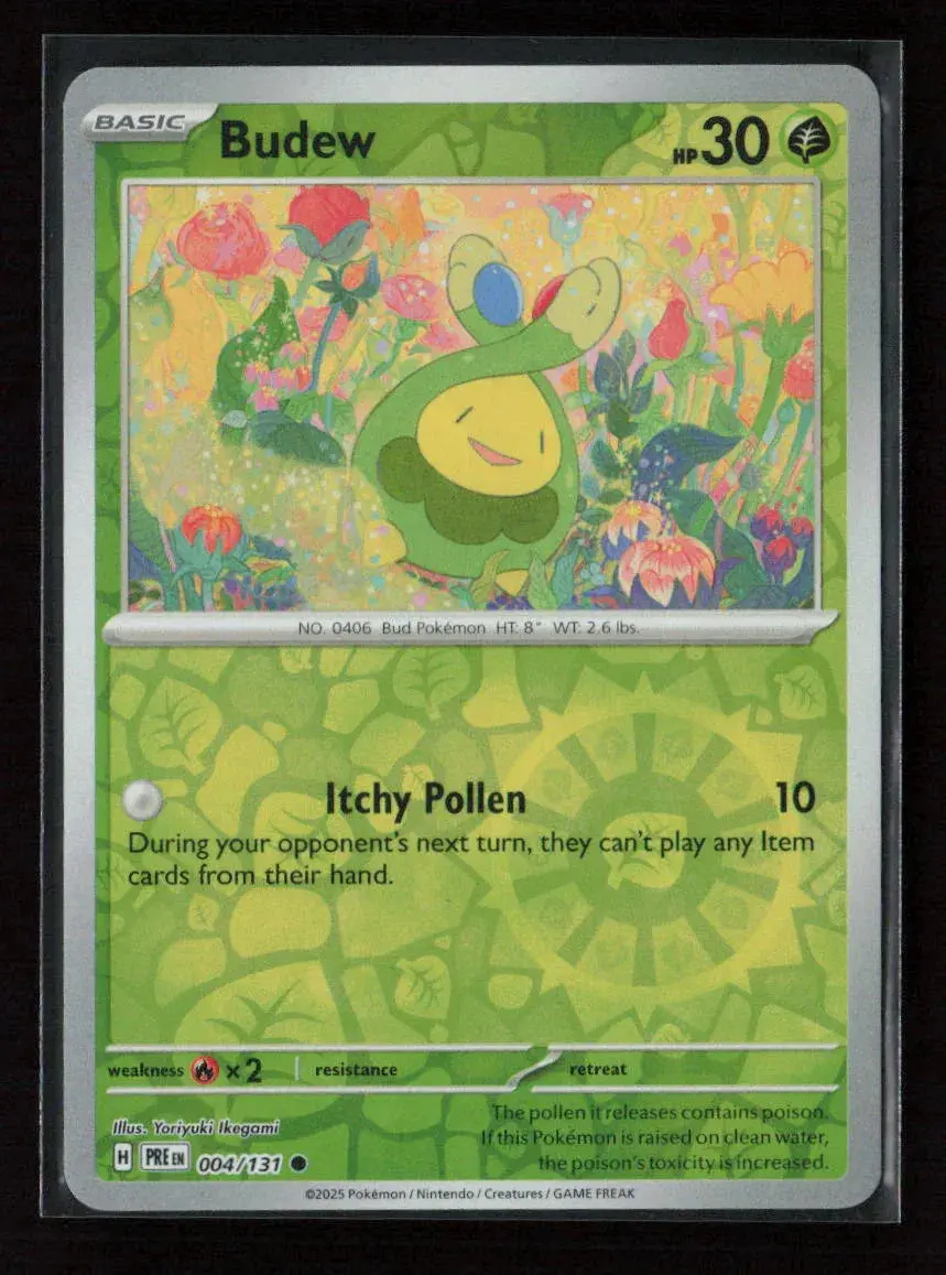 Budew Common Sv: Prismatic Evolutions 004/131 Nm 1