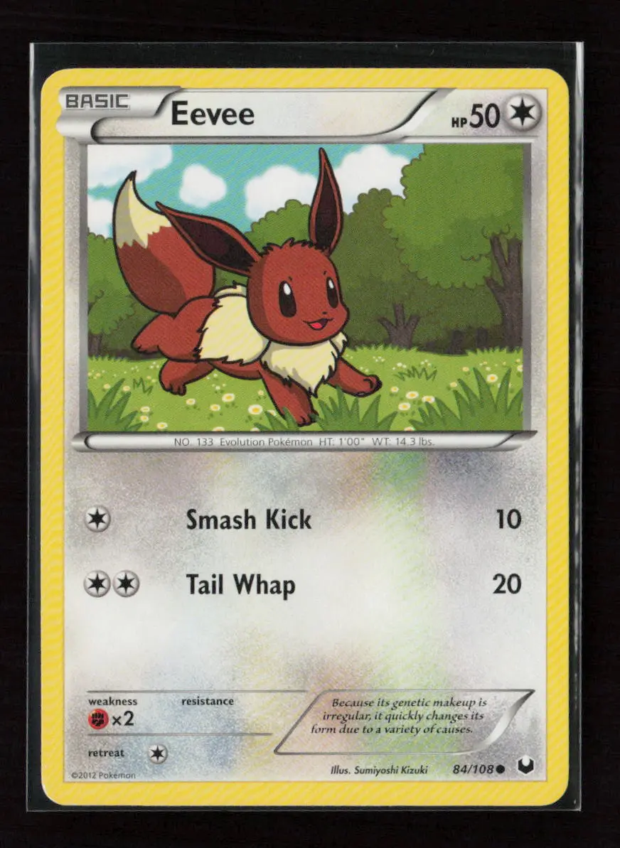 Eevee (84) Common Dark Explorers 84/108 Lp 1