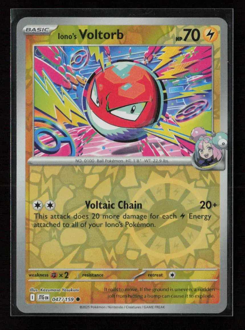 Iono's Voltorb Common Sv09: Journey Together 047/159 Nm 1