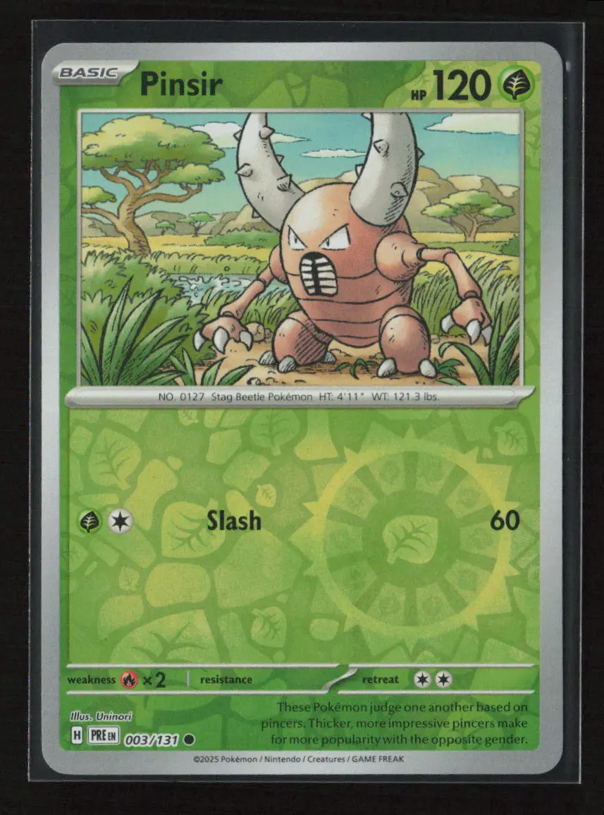 Pinsir Common Sv: Prismatic Evolutions 003/131 Nm 1