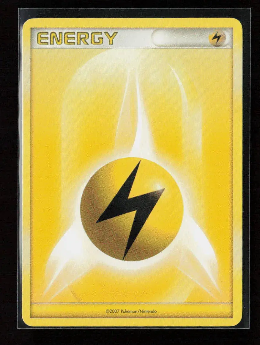 Lightning Energy (2007 Unnumbered D/P Style Non-Holo) Promo League & Championship Cards Nm 1