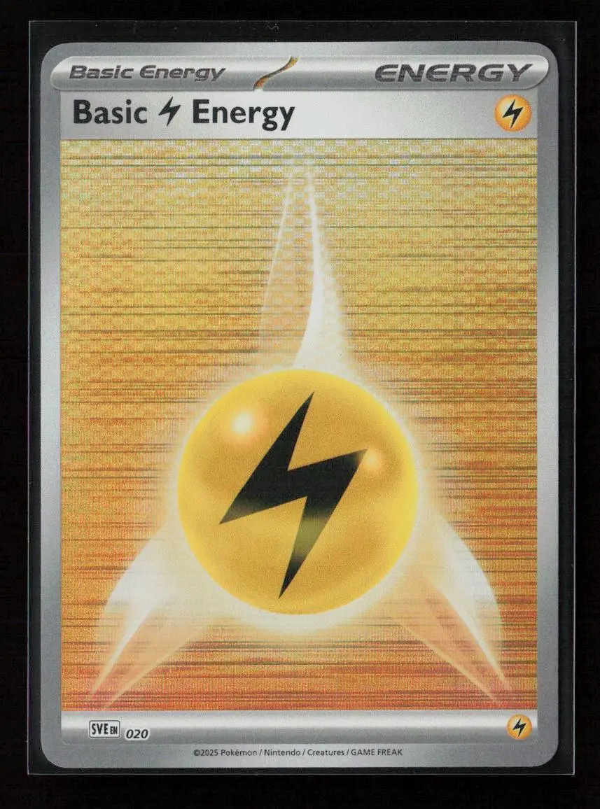 Basic Lightning Energy - Common Sve: Scarlet & Violet Energies 020 Nm 1