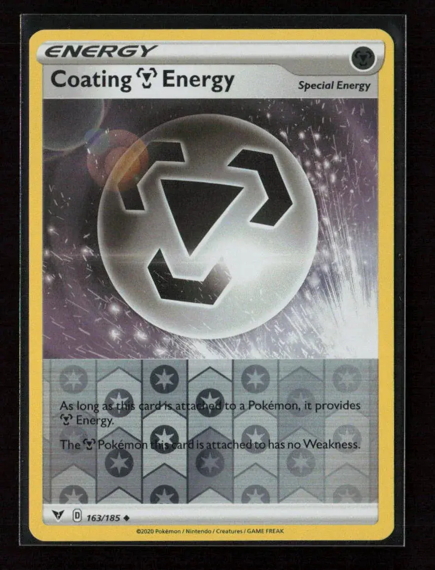 Coating Metal Energy Uncommon Swsh04: Vivid Voltage 163/185 Lp 1