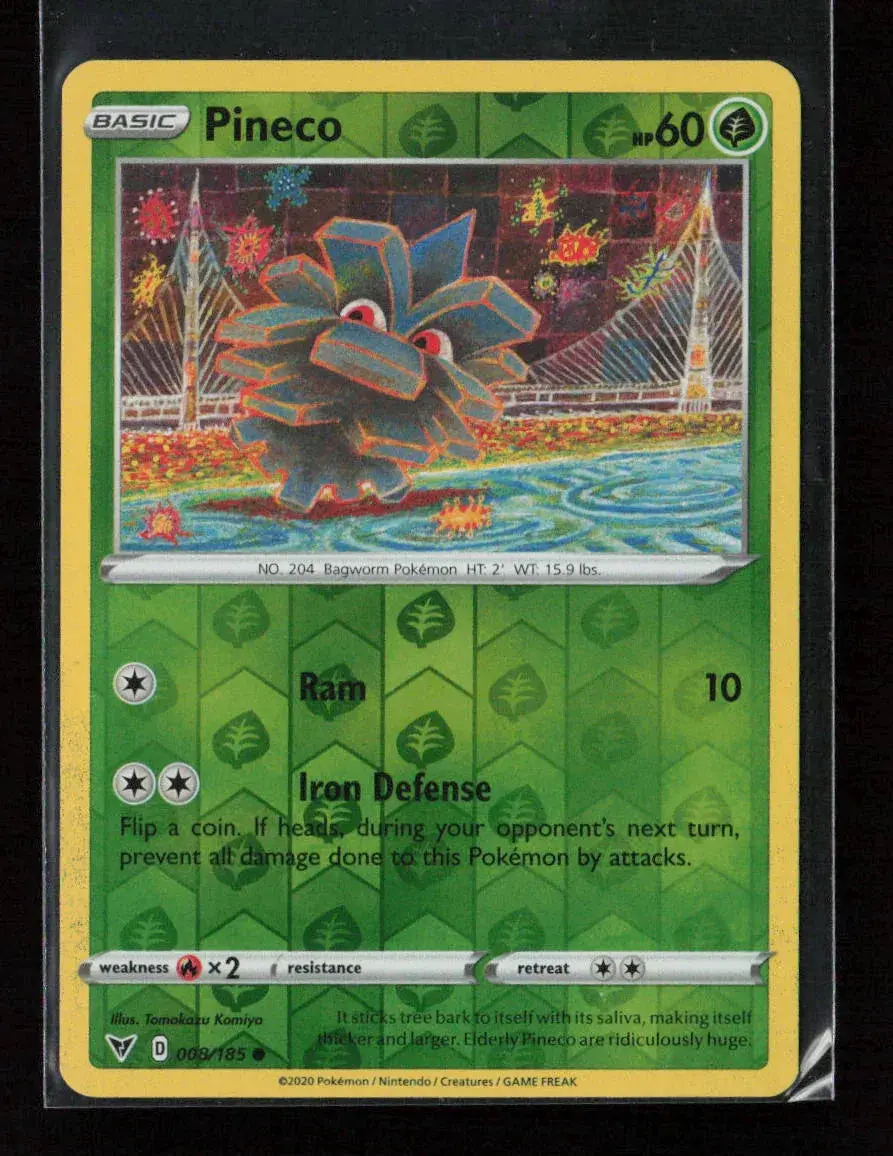 Pineco Common Swsh04: Vivid Voltage 008/185 Lp 1