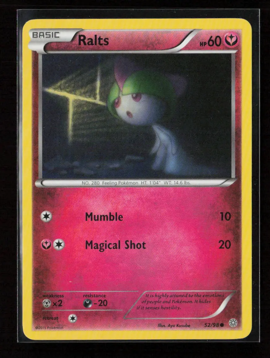 Ralts Common Xy - Ancient Origins 52/98 Mp 1