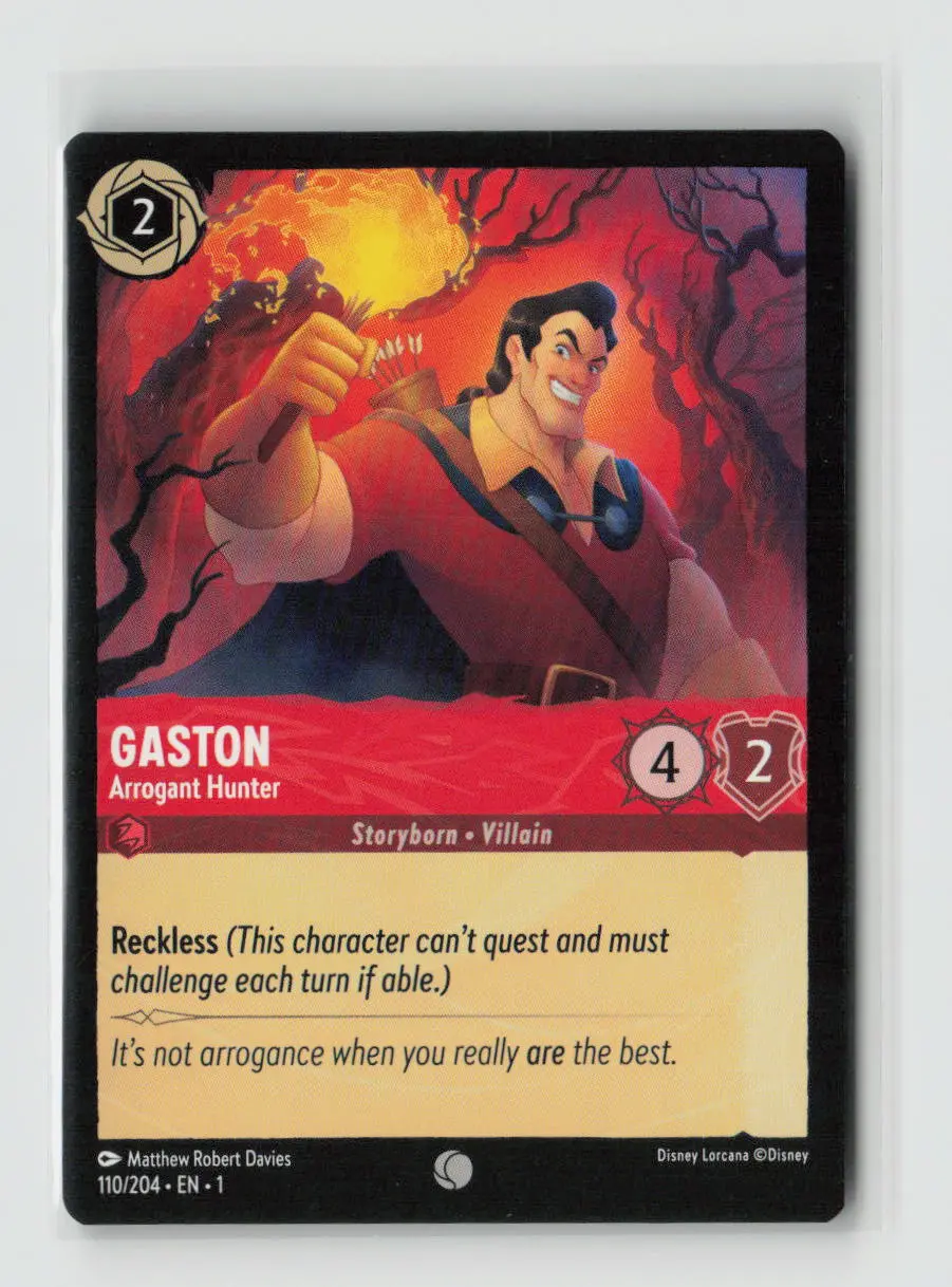Gaston - Arrogant Hunter Common Fabled 115/204 Nm 1