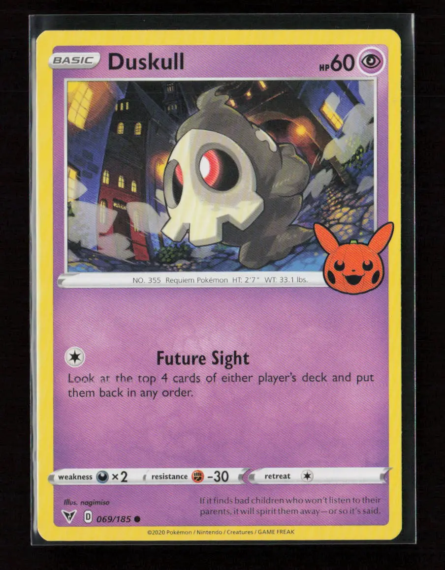 Duskull Common Trick Or Trade Booster Bundle 2023 069/185 Lp 1