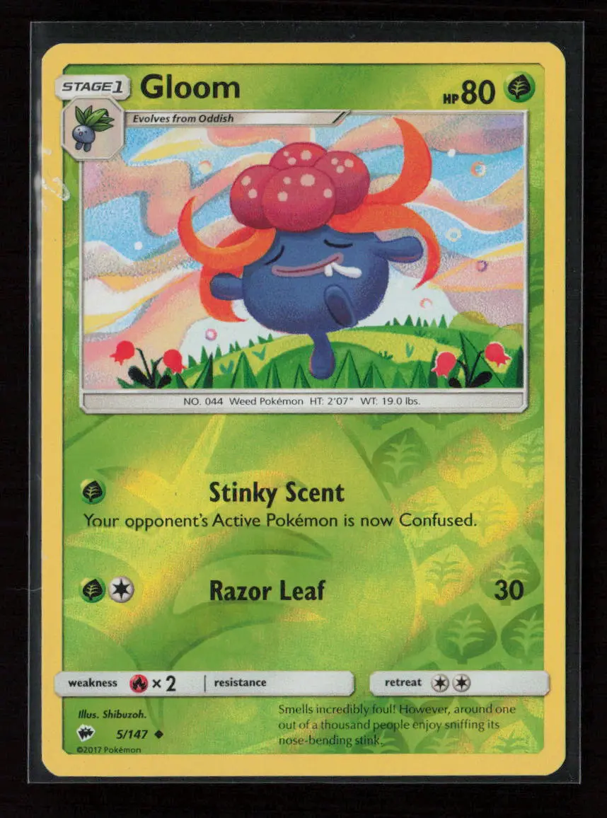 Gloom Uncommon Sm - Burning Shadows 5/147 Lp 1