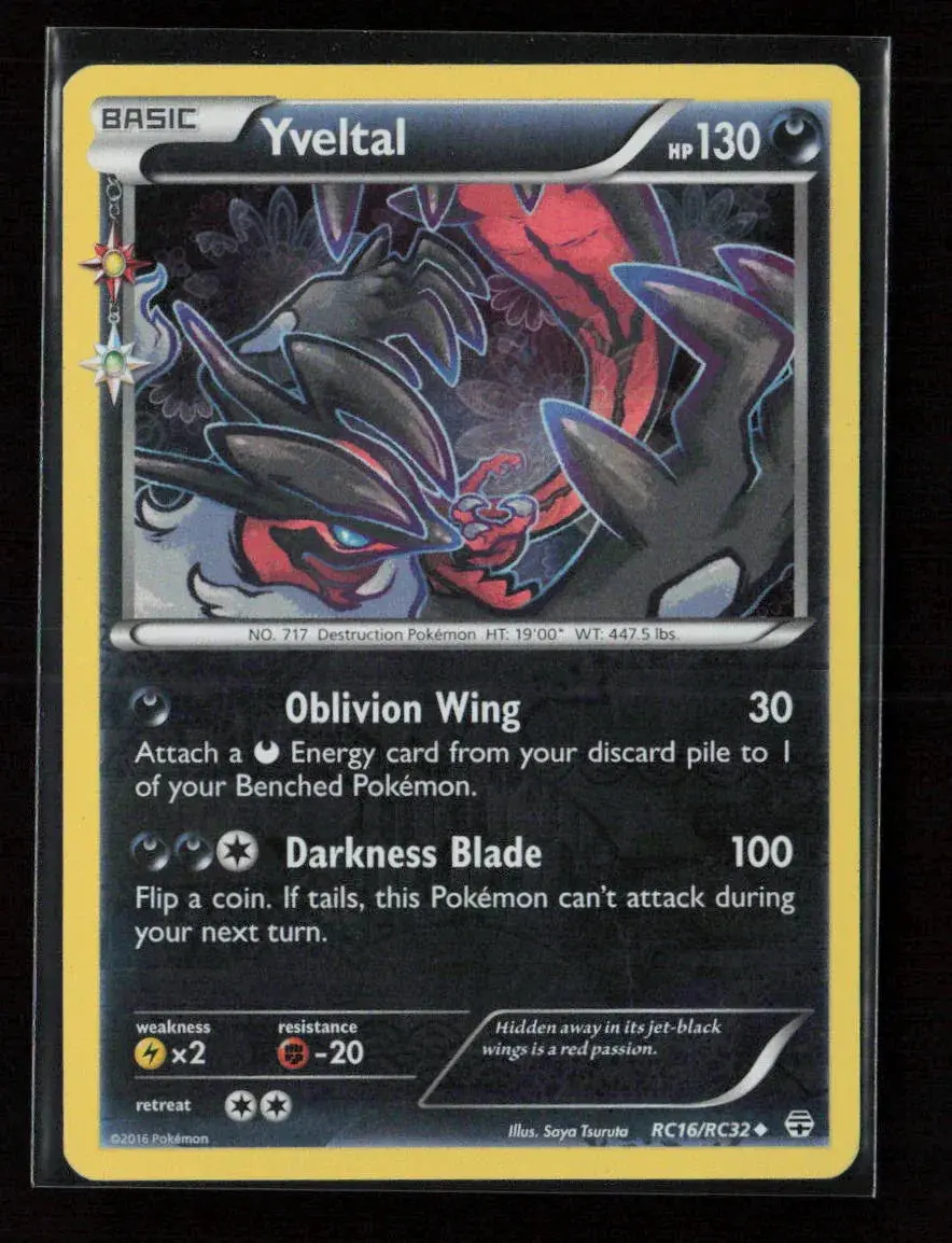Yveltal Uncommon Generations: Radiant Collection Rc16/Rc32 Lp 1