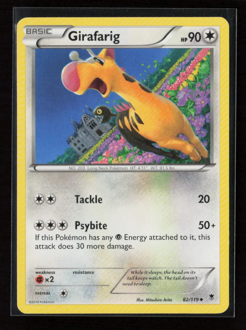 Girafarig Uncommon Xy - Phantom Forces 82/119 Lp 1