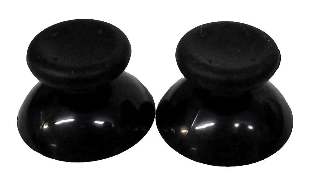 2 X Black Replacement Xbox 360 Controller Joystick Thumb Pad Stick Caps 1