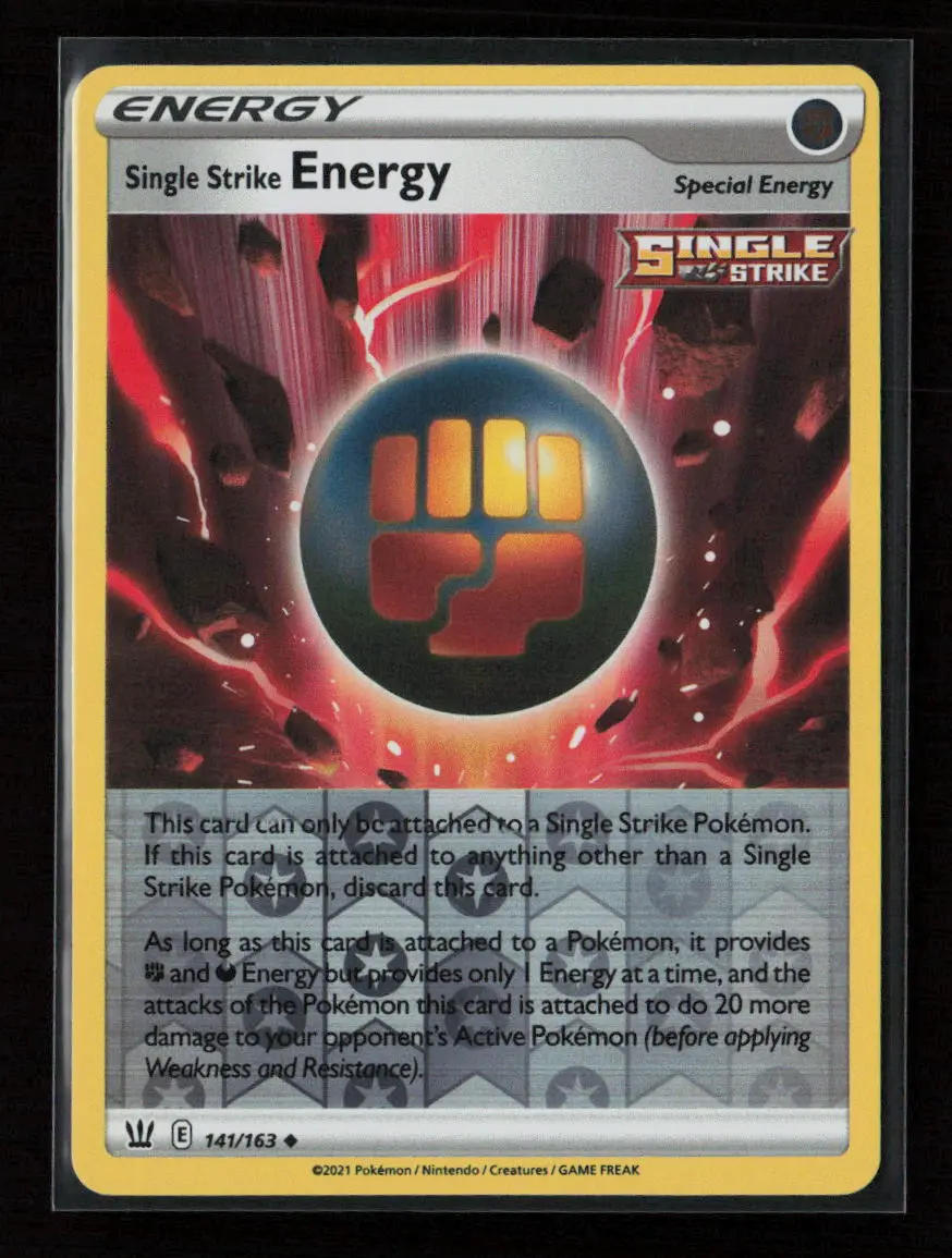 Single Strike Energy Uncommon Swsh05: Battle Styles 141/163 Nm 1