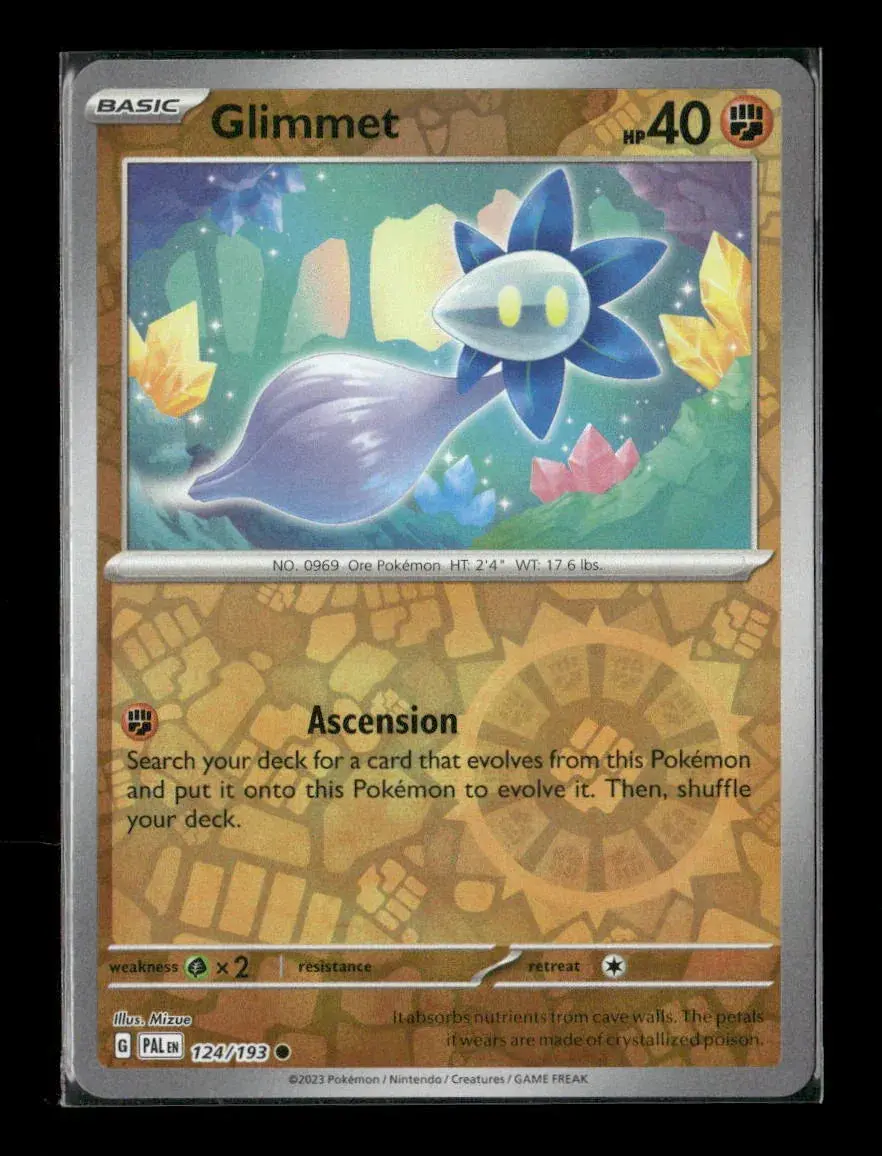 Glimmet - Common Sv02: Paldea Evolved 124/193 Lp 1