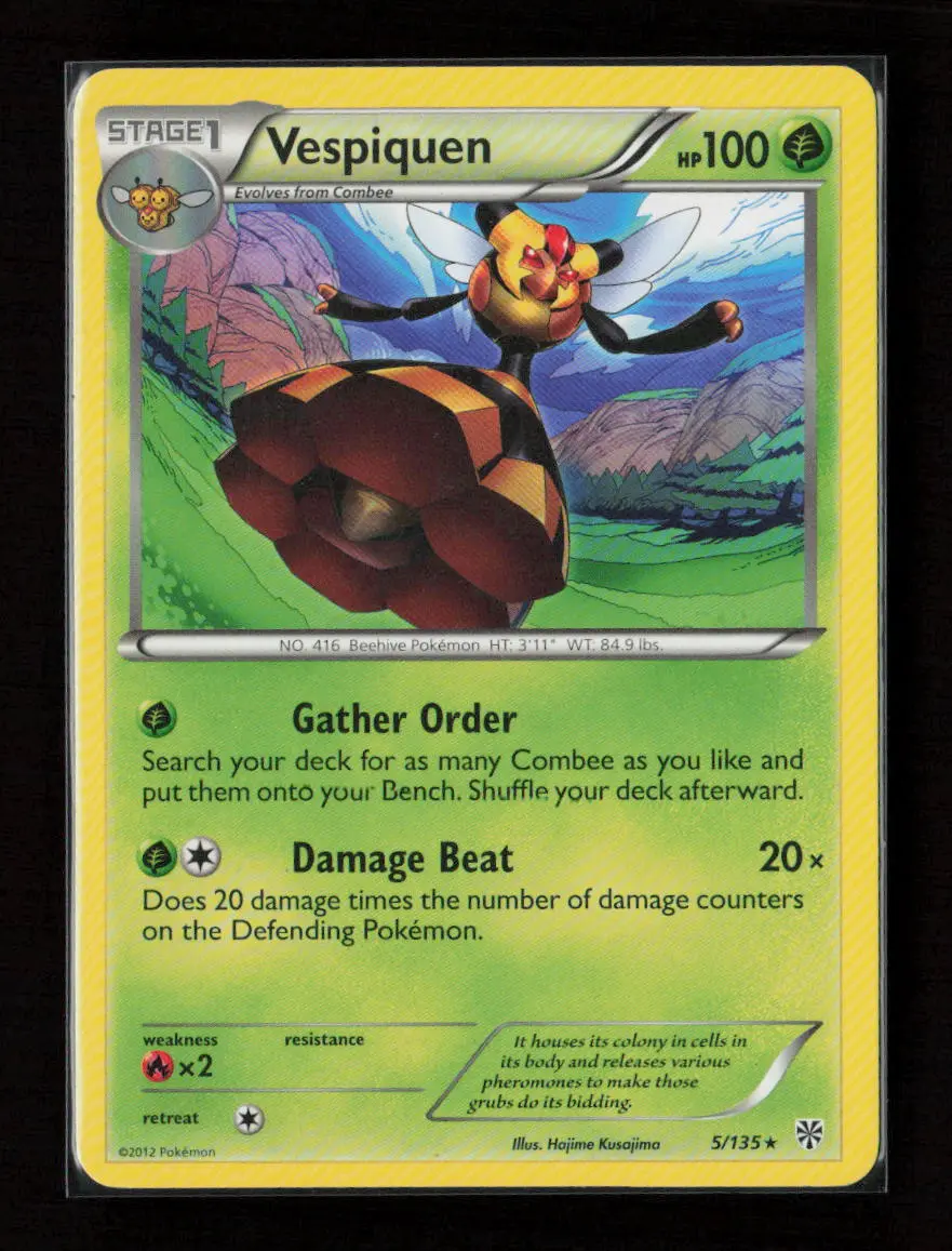 Vespiquen Rare Plasma Storm 5/135 Lp 1