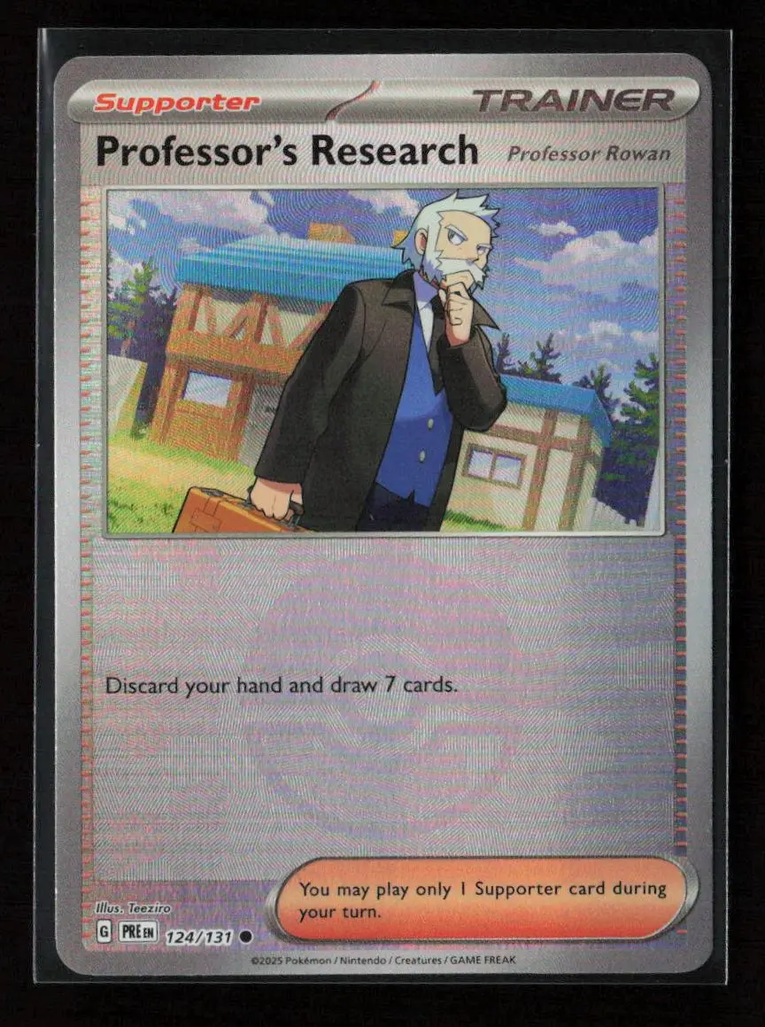Professor's Research [Professor Rowan] (Poke Ball Pattern) Common Sv: Prismatic Evolutions 124/131 Nm 1