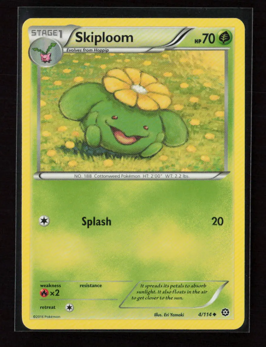 Skiploom Uncommon Xy - Steam Siege 4/114 Lp 1