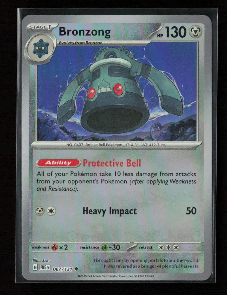 Bronzong (Poke Ball Pattern) Uncommon Sv: Prismatic Evolutions 067/131 Nm 1