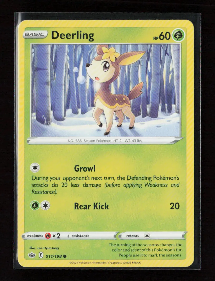 Deerling Common Swsh06: Chilling Reign 011/198 Lp 1