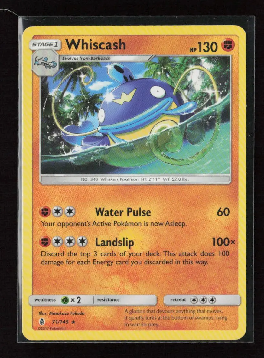 Whiscash Rare Sm - Guardians Rising 71/145 Lp 1