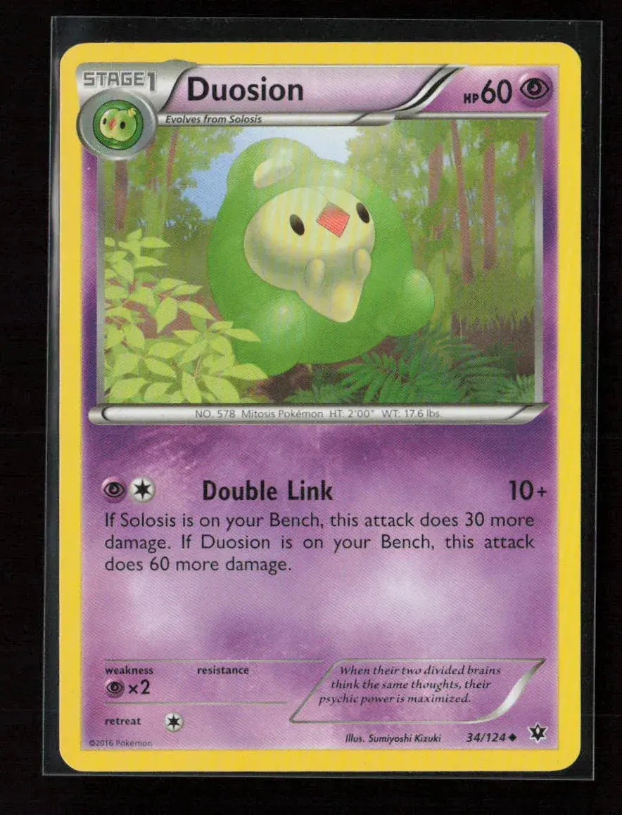 Duosion Uncommon Xy - Fates Collide 34/124 Lp 1