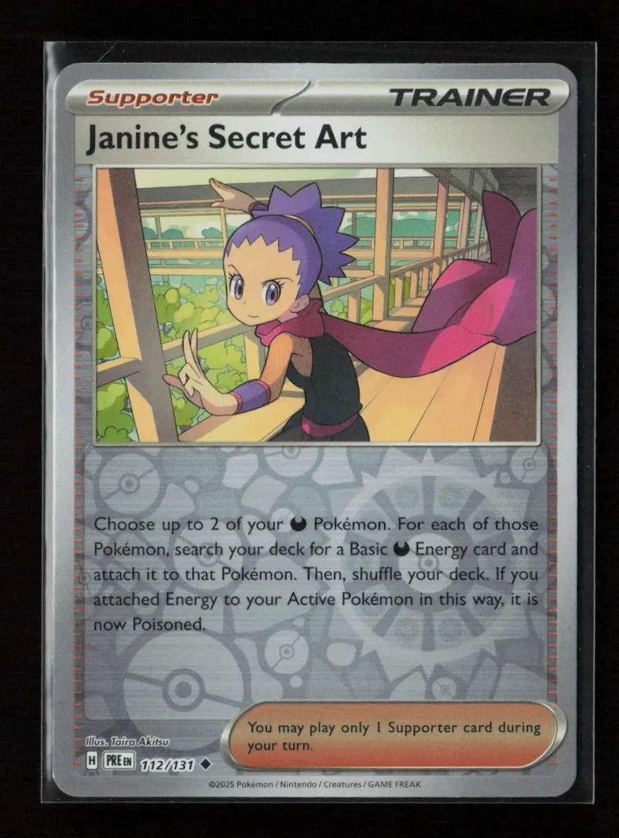 Janine's Secret Art - Uncommon Sv: Prismatic Evolutions 112/131 Nm 1