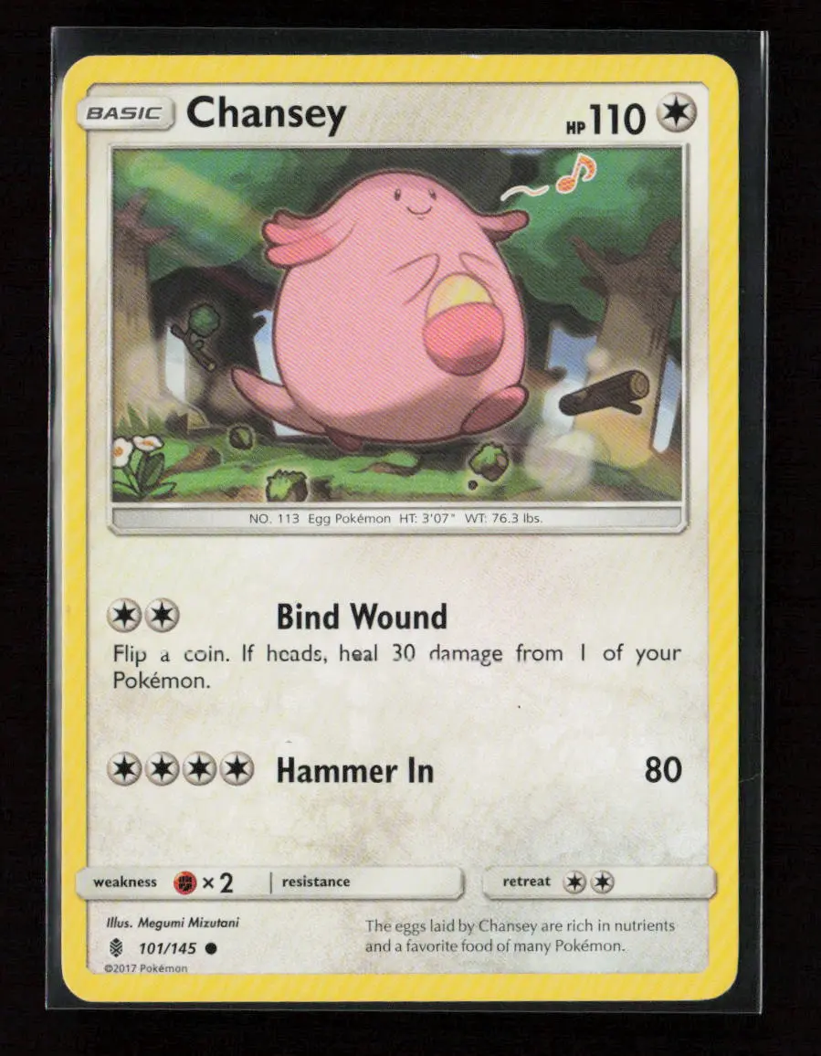 Chansey Common Sm - Guardians Rising 101/145 Lp 1