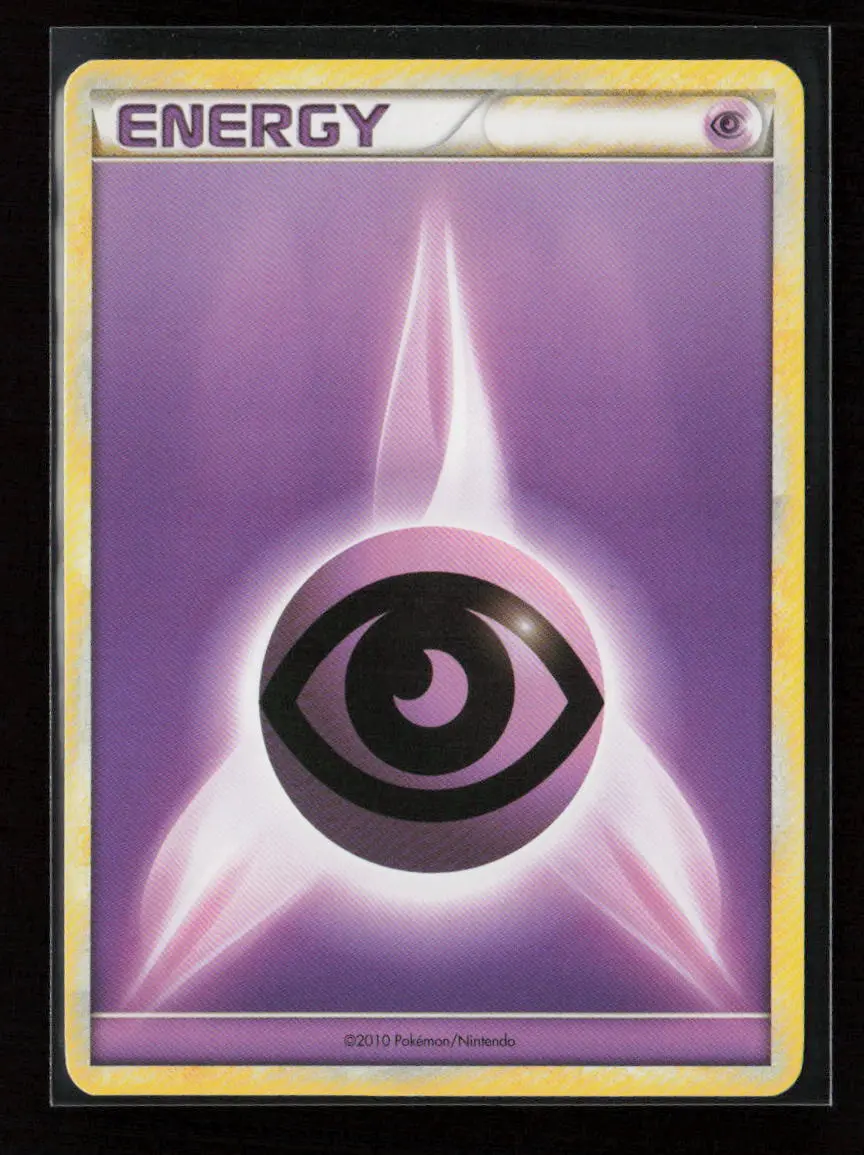 Psychic Energy (2010 Unnumbered Hgss Style Non-Holo) Promo League & Championship Cards Nm 1