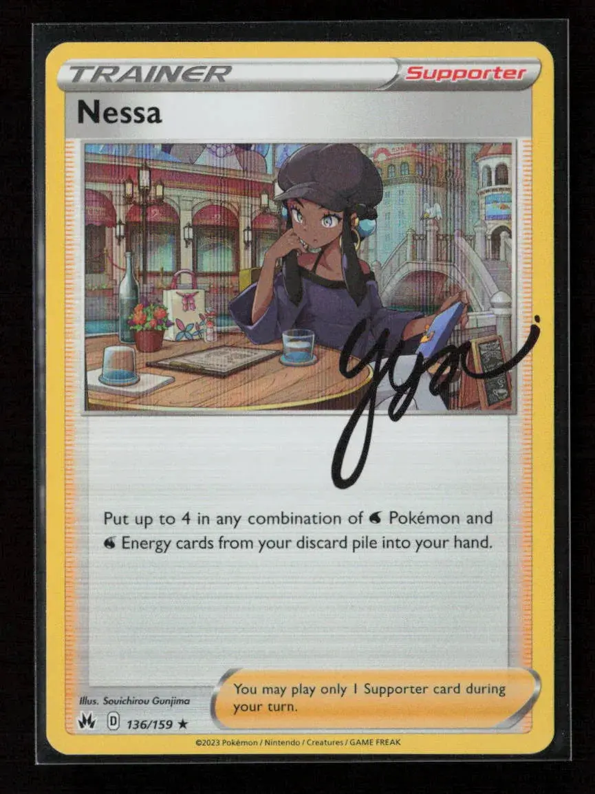 Nessa Holo Rare Crown Zenith 136/159 Nm 1