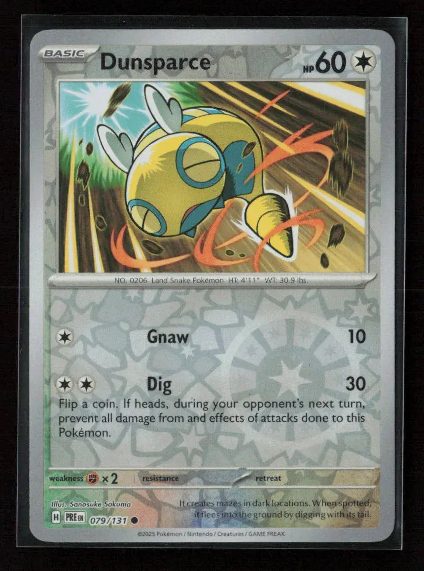 Dunsparce Common Sv: Prismatic Evolutions 079/131 Nm 1