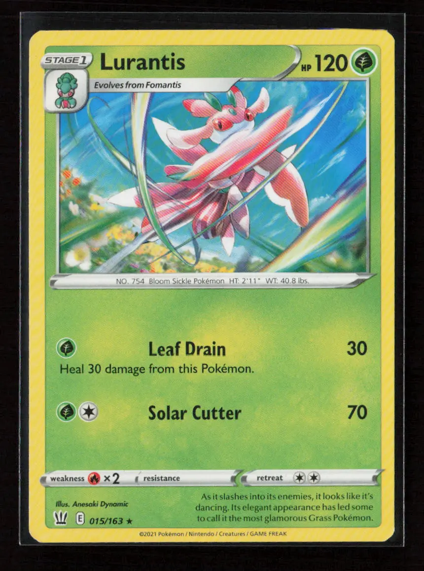 Lurantis Rare Swsh05: Battle Styles 015/163 Lp 1