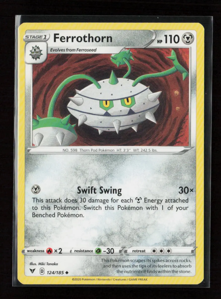 Ferrothorn Uncommon Swsh04: Vivid Voltage 124/185 Lp 1