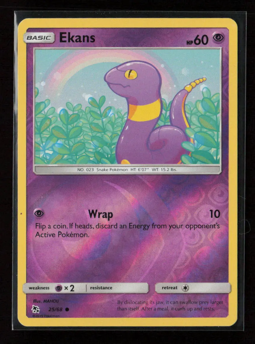 Ekans (25) Common Hidden Fates 25/68 Lp 1