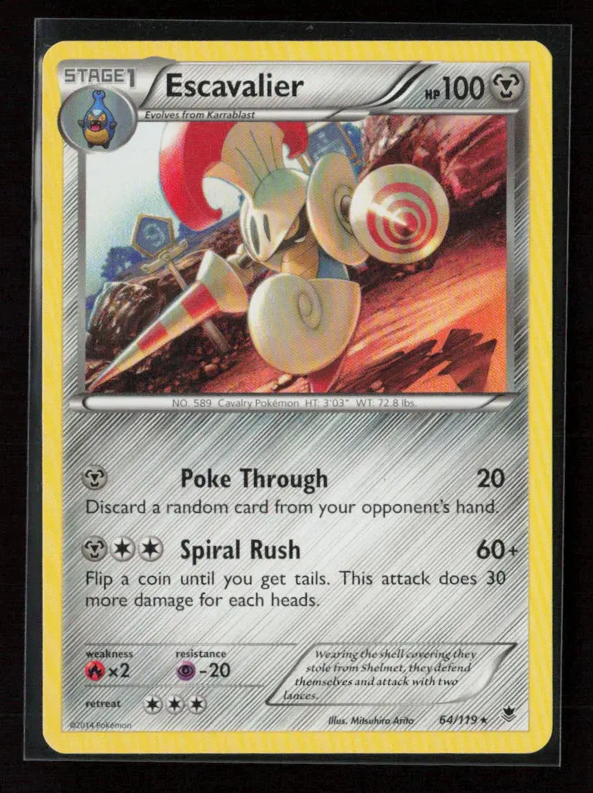 Escavalier Rare Xy - Phantom Forces 64/119 Lp 1