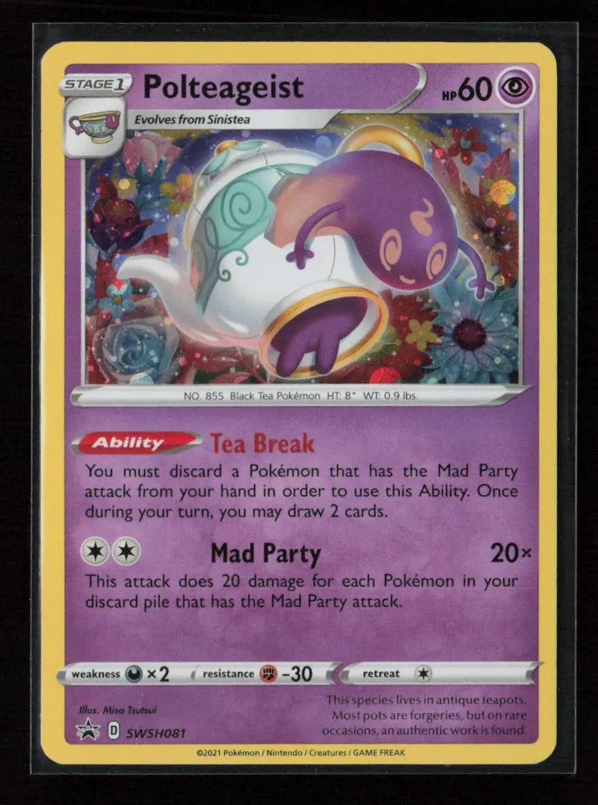 Polteageist - Promo Swsh: Sword & Shield Promo Cards Swsh081 Nm 1