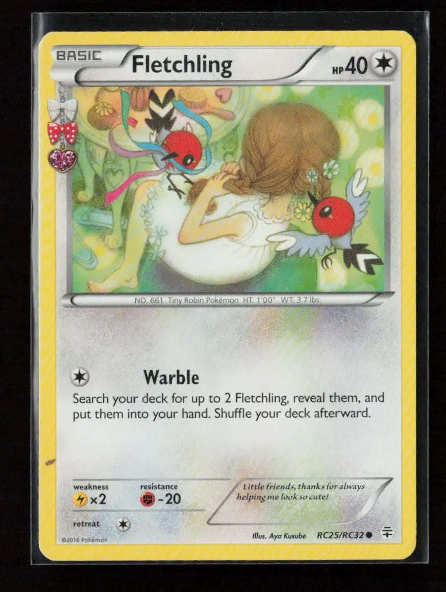 Fletchling Common Generations: Radiant Collection Rc25/Rc32 Lp 1
