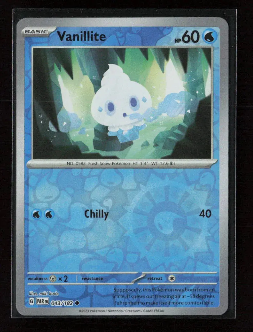 Vanillite Common Sv04: Paradox Rift 043/182 Nm 1