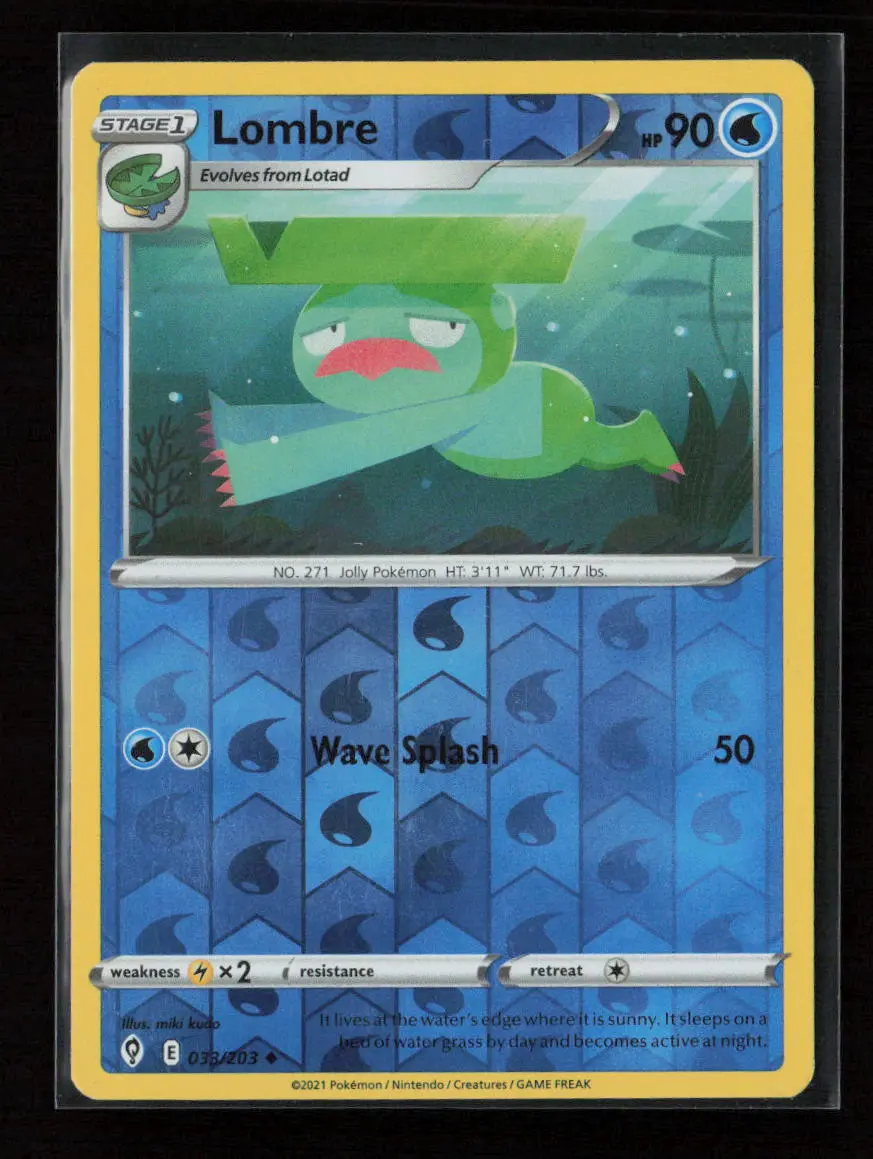 Lombre Uncommon Swsh07: Evolving Skies 033/203 Nm 1