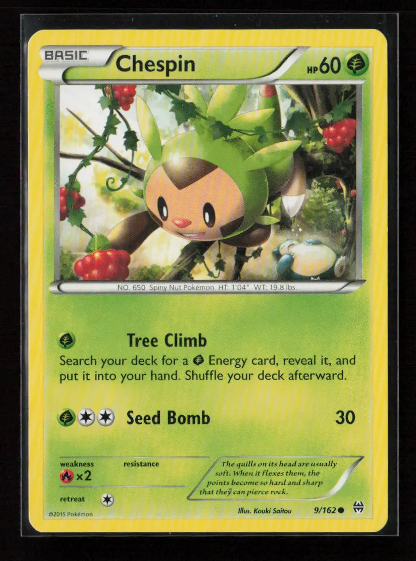 Chespin (9) Common Xy - Breakthrough 9/162 Mp 1