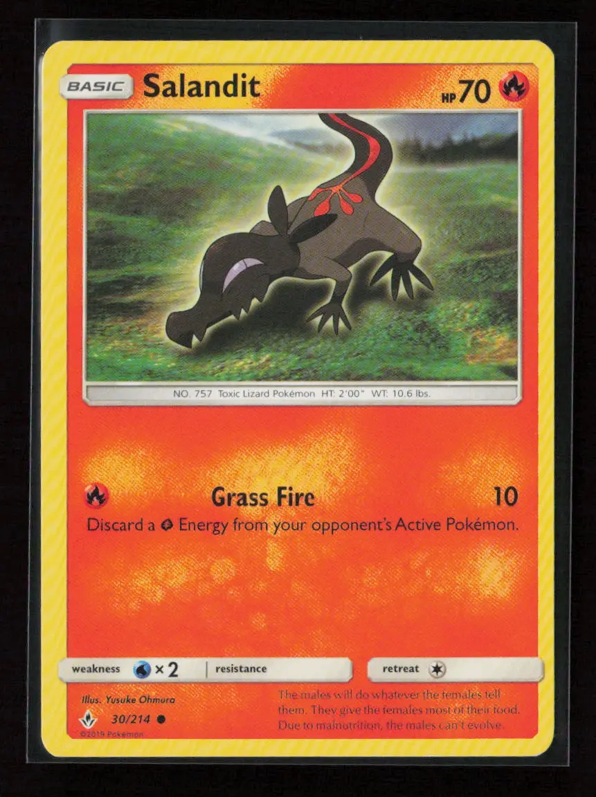 Salandit Common Sm - Unbroken Bonds 30/214 Lp 1