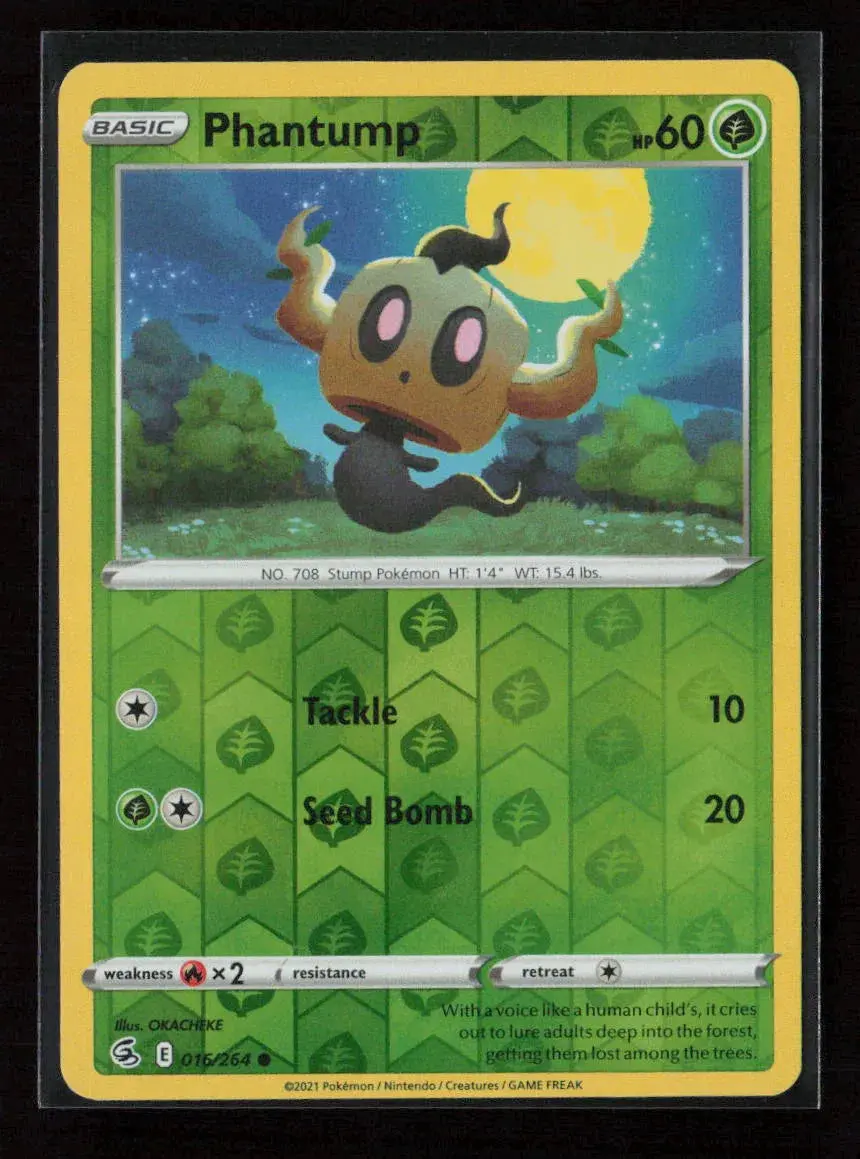 Phantump Common Swsh08: Fusion Strike 016/264 Lp 1