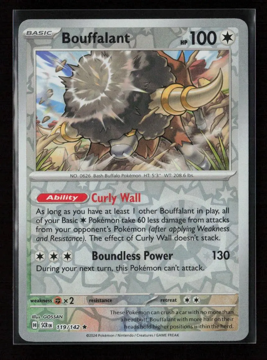 Bouffalant Rare Sv07: Stellar Crown 119/142 Nm 1