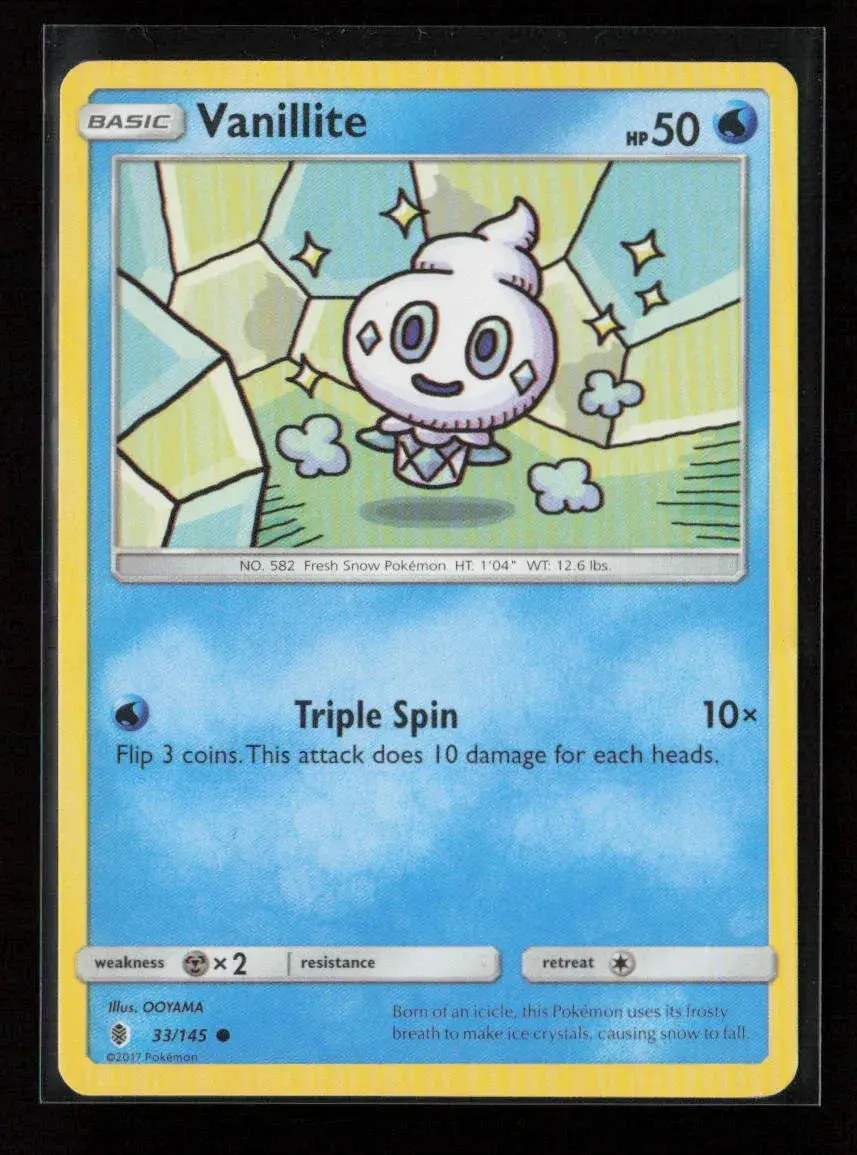 Vanillite Common Sm - Guardians Rising 33/145 Nm 1