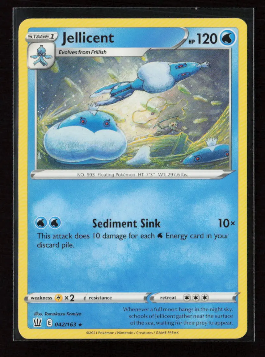 Jellicent Rare Swsh05: Battle Styles 042/163 Lp 1