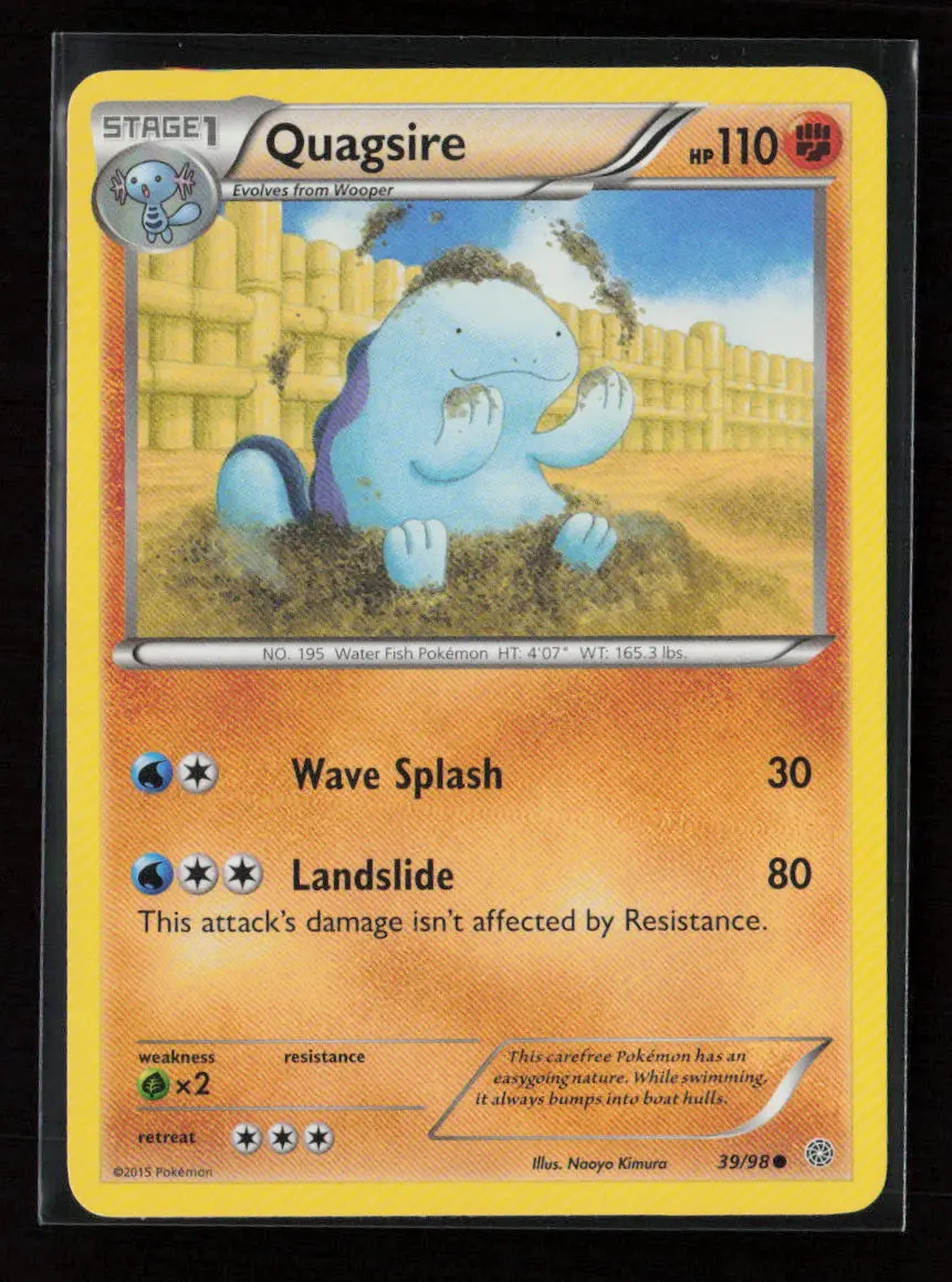 Quagsire Common Xy - Ancient Origins 39/98 Lp 1