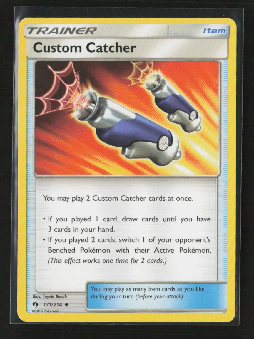 Custom Catcher Uncommon Sm - Lost Thunder 171/214 Lp 1